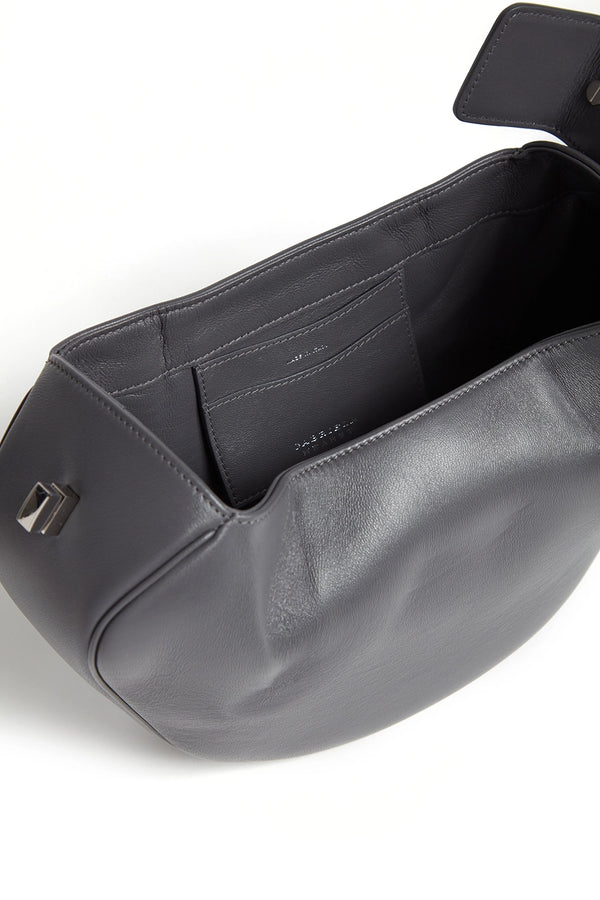 Gabriela Hearst Nina Bag In Charcoal Nappa Leather
