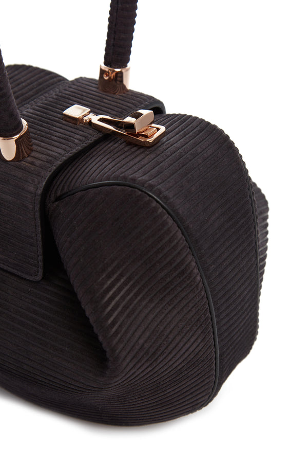 Gabriela Hearst Nina Bag In Chocolate Corded Suede