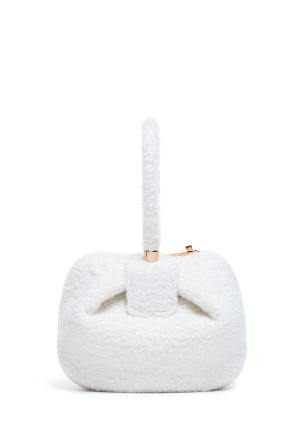 Gabriela Hearst Nina Bag In Ivory Cashmere Boucle