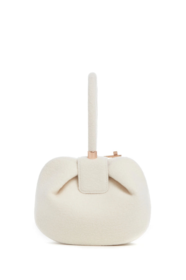 Gabriela Hearst Nina Bag In Ivory Cashmere Felt