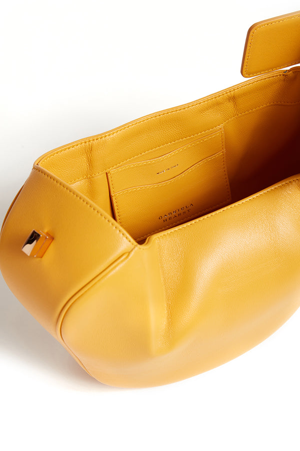 Gabriela Hearst Nina Bag In Yellow Nappa Leather