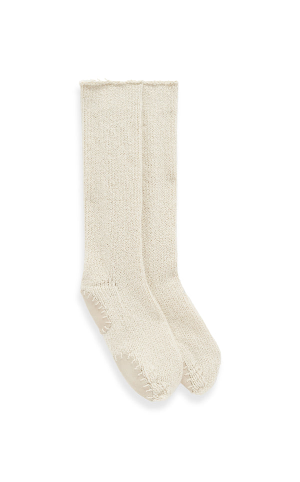 gabriela hearst Oshun Socks in Ivory Cashmere