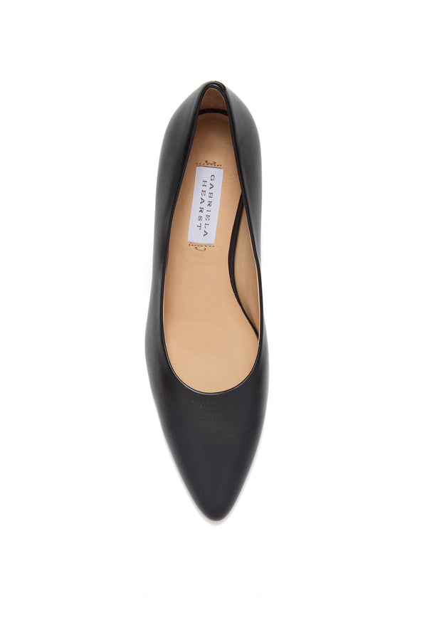 Gabriela Hearst Peggy Pump In Black Nappa Leather