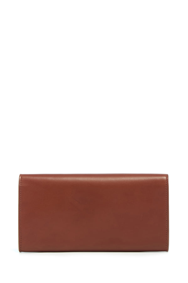 Gabriela Hearst Phone Wallet In Cognac Leather