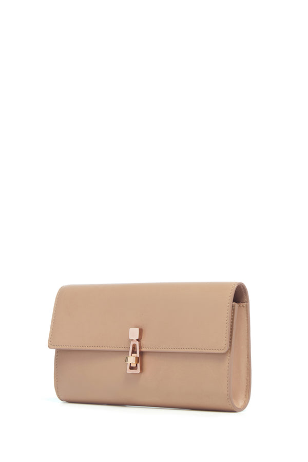 Gabriela Hearst Phone Wallet In Nude Leather