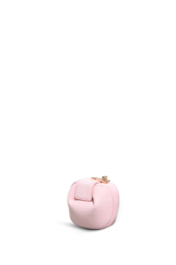 gabriela hearst Rafaela Coin Purse in Pink Suede