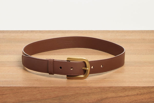 Gabriela Hearst Sam Belt In Cognac Leather