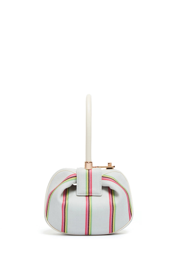 Gabriela Hearst Striped Demi Bag In Ivory Wool