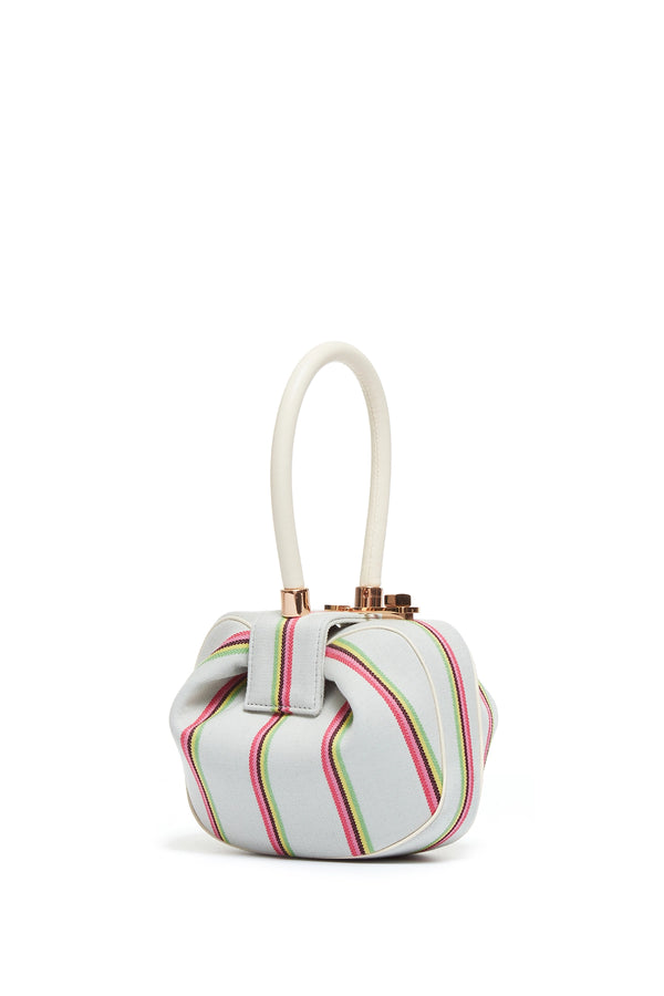 gabriela hearst Striped Demi Bag in Ivory Wool