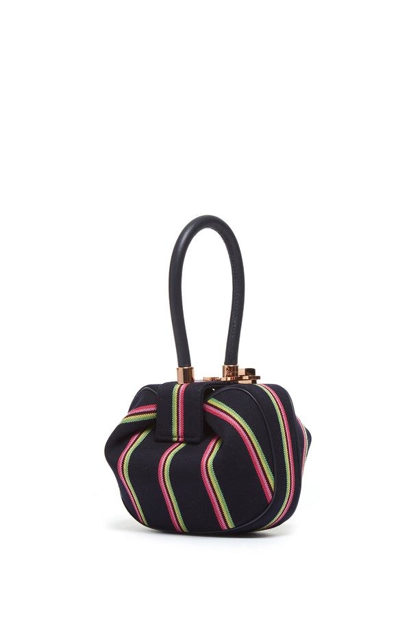 gabriela hearst Striped Demi Bag in Navy Wool