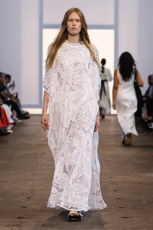 Gabriela Hearst Thiago Crochet Top In White Cotton