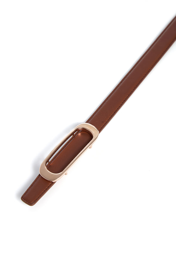 Gabriela Hearst Timon Belt In Cognac Leather
