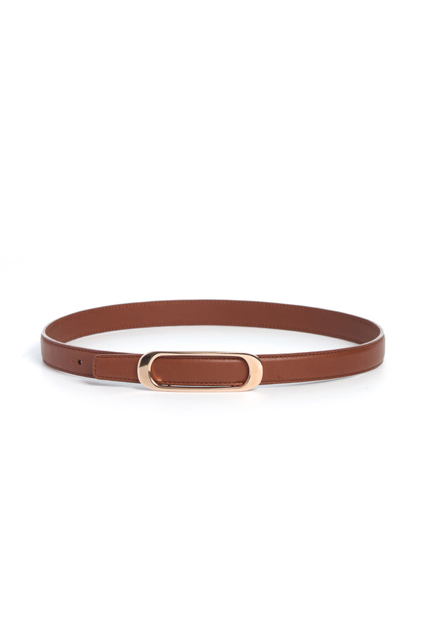 gabriela hearst Timon Belt in Cognac Leather