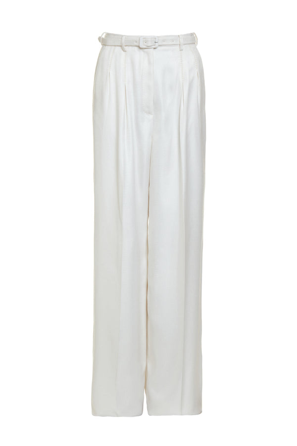 gabriela hearst Vargas Pant in Ivory Silk