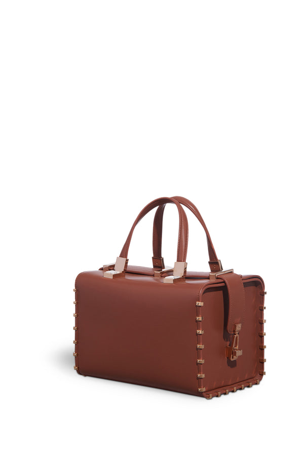gabriela hearst Wabi Bag in Cognac Nappa Leather