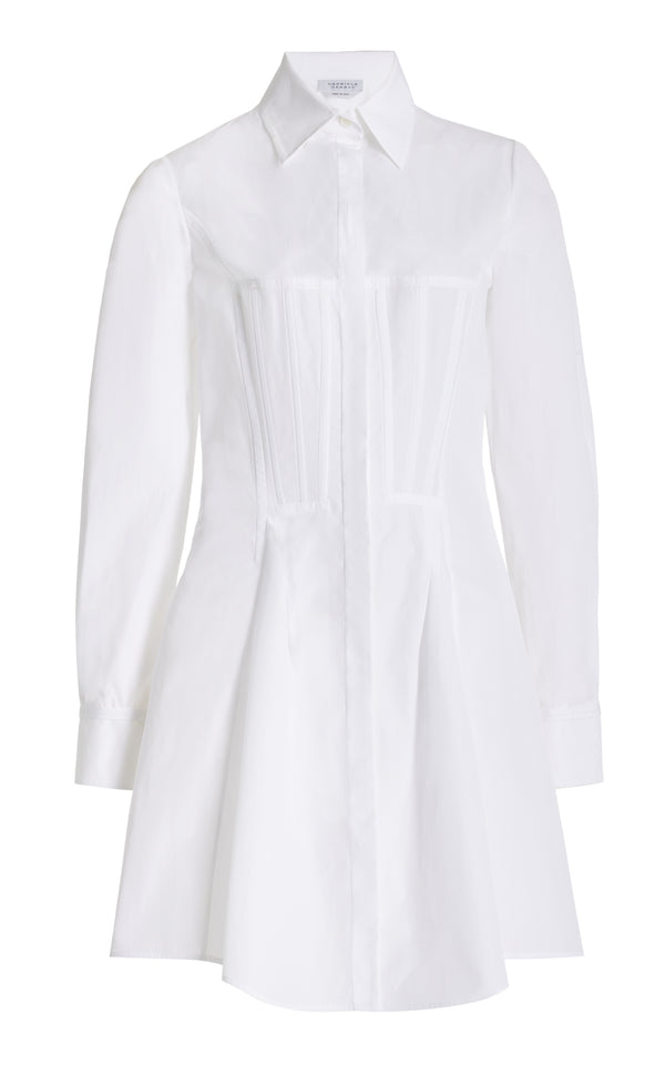 gabriela hearst Garcia Top in White Sea Island Cotton Poplin