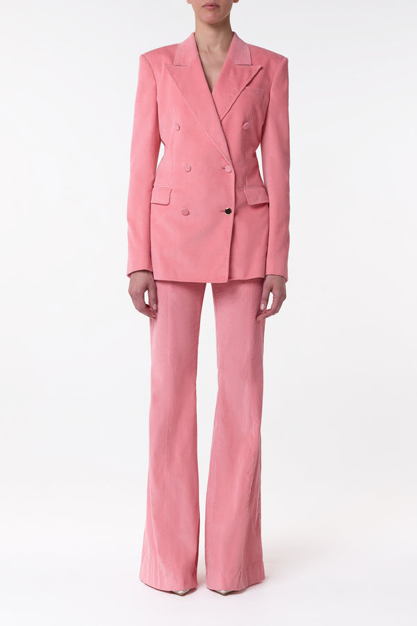 Gabriela Hearst Gavin Blazer In Rosa Sea Island Cotton Corduroy