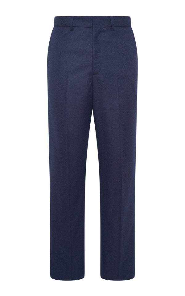 gabriela hearst Harold Trouser in Navy Virgin Wool Cashmere