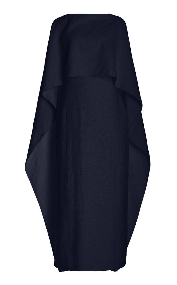 gabriela hearst Hunter Dress in Dark Navy Cashmere Silk