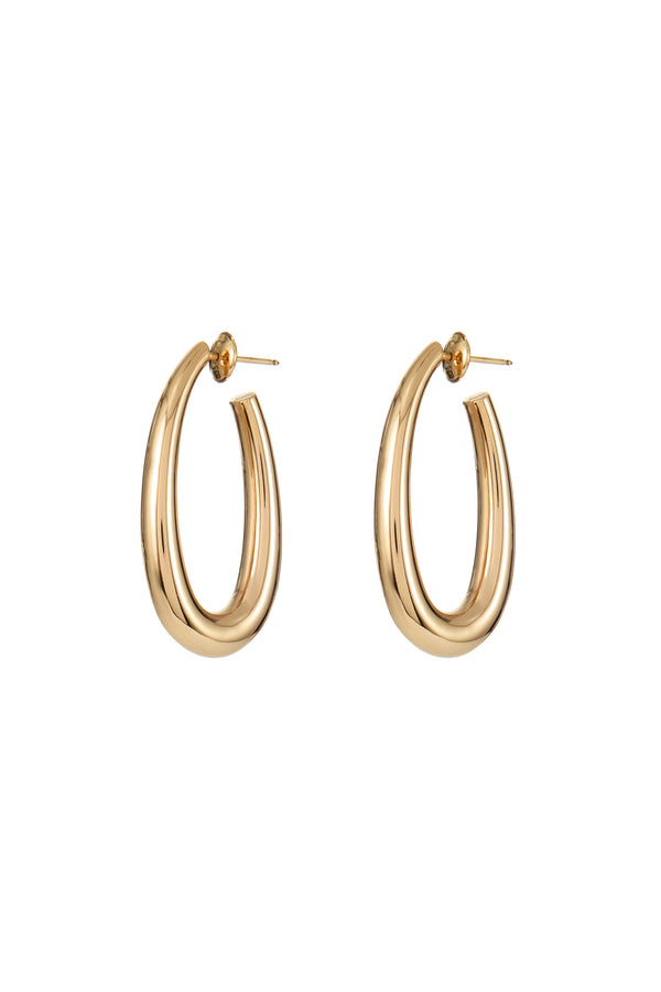 Gabriela Hearst Large Drop Earrings In 18K Rose Gold