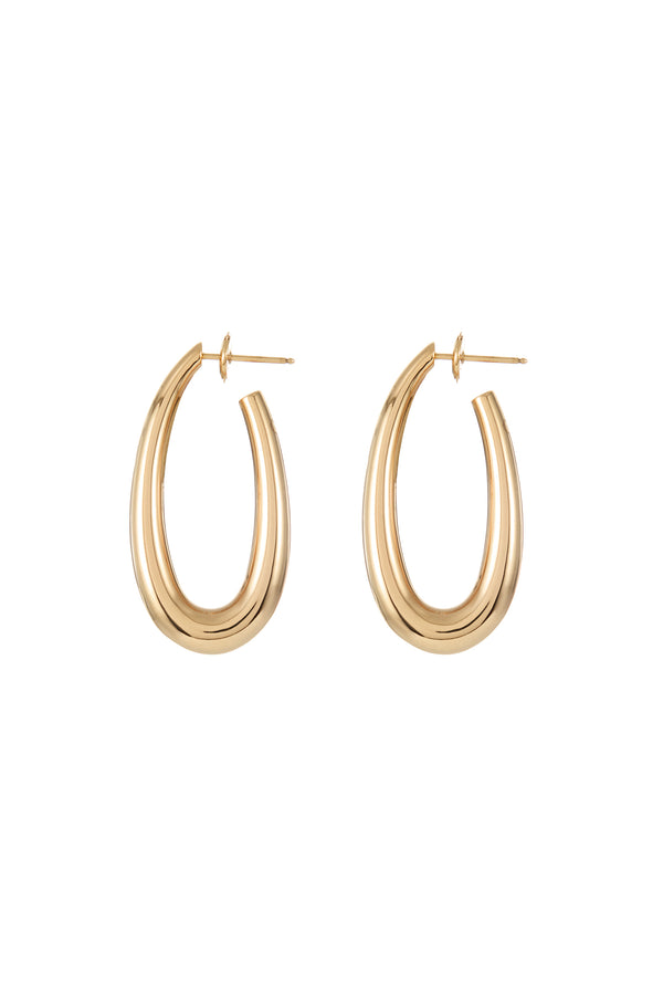 gabriela hearst Large Drop Earrings in 18K Rose Gold