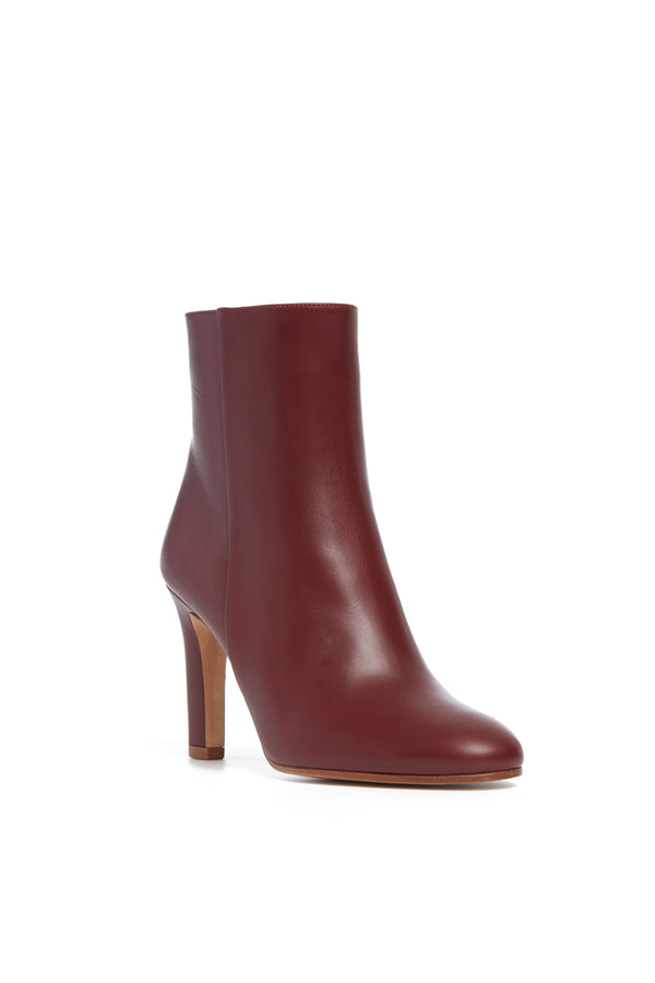 Gabriela Hearst Lila Ankle Boot In Windsor Wine Leather
