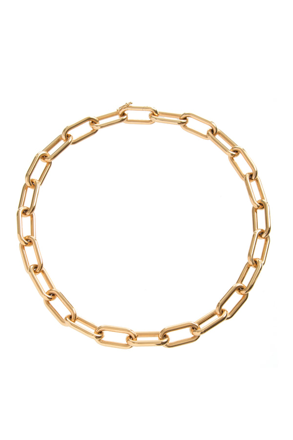 gabriela hearst Link Choker Necklace in 18K Yellow Gold (Small Links)