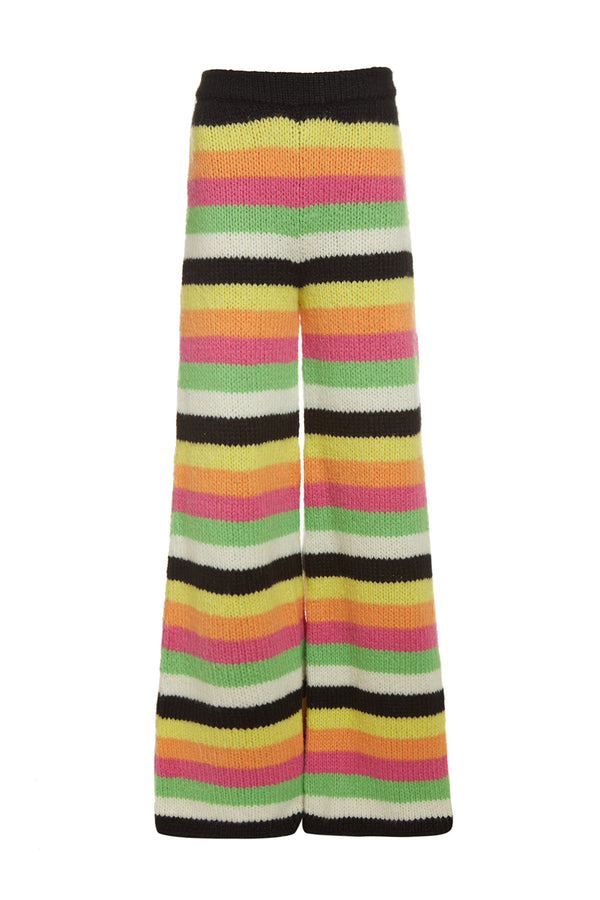 gabriela hearst Liu Knit Pant in Multi Striped Cashmere