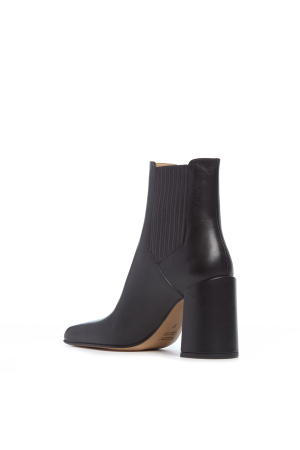 Gabriela Hearst Luke High Heel Ankle Boot In Black Leather