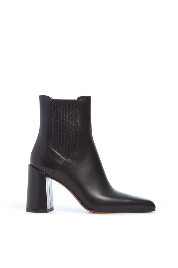 Gabriela Hearst Luke High Heel Ankle Boot In Black Leather