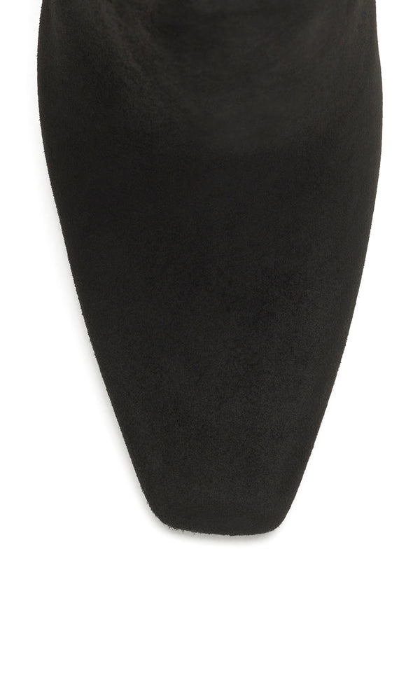 Gabriela Hearst Luke High Heel Ankle Boot In Black Suede