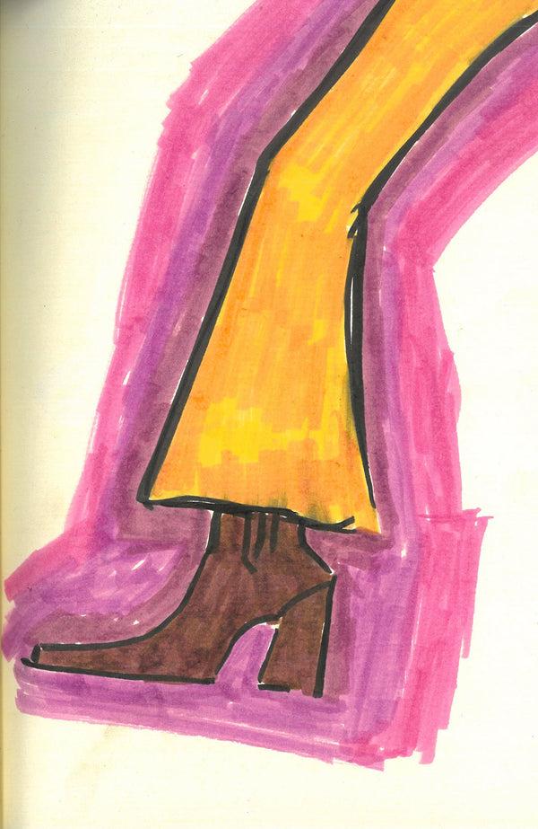 Gabriela Hearst Luke High Heel Ankle Boot In Chocolate Leather