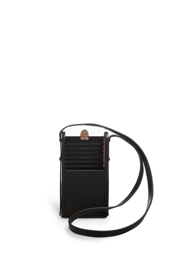 Gabriela Hearst Mabel Phone Case In Black Nappa Leather