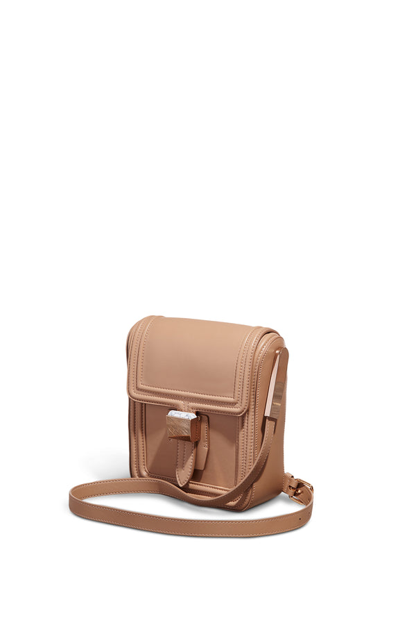 Gabriela Hearst Marvelle Crossbody Bag In Nude Nappa Leather