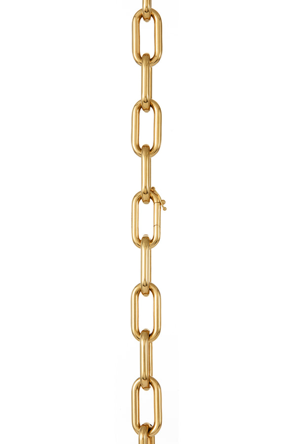 Gabriela Hearst Medium Link Necklace In 18K Yellow Gold (Small Links)