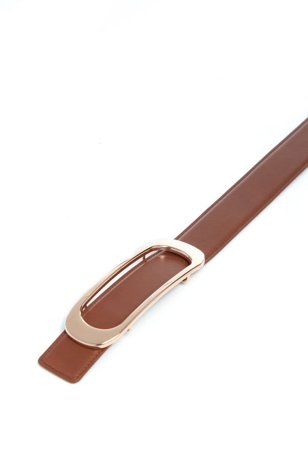 Gabriela Hearst Medium Timon Reversible Belt In Cognac & Black Leather