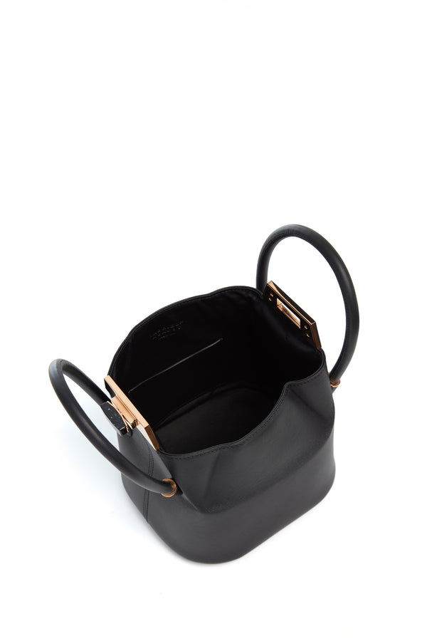 Gabriela Hearst Mini Baez Bag In Black Nappa Leather
