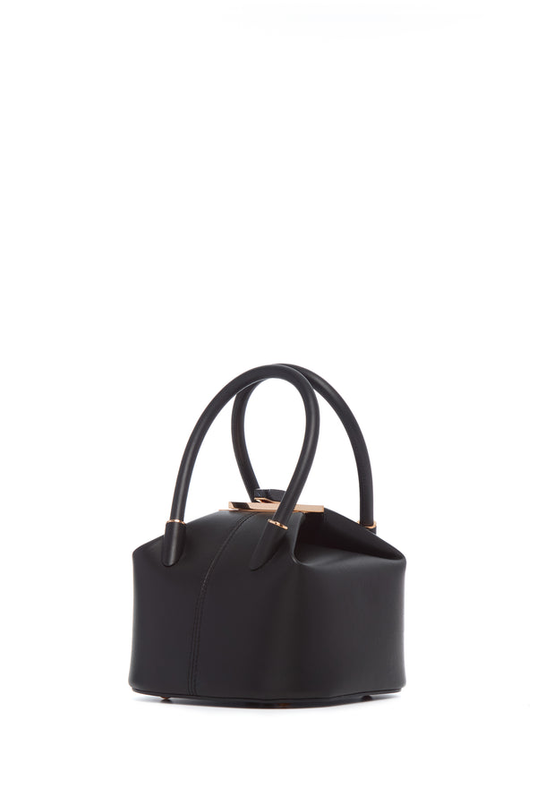 gabriela hearst Mini Baez Bag in Black Nappa Leather