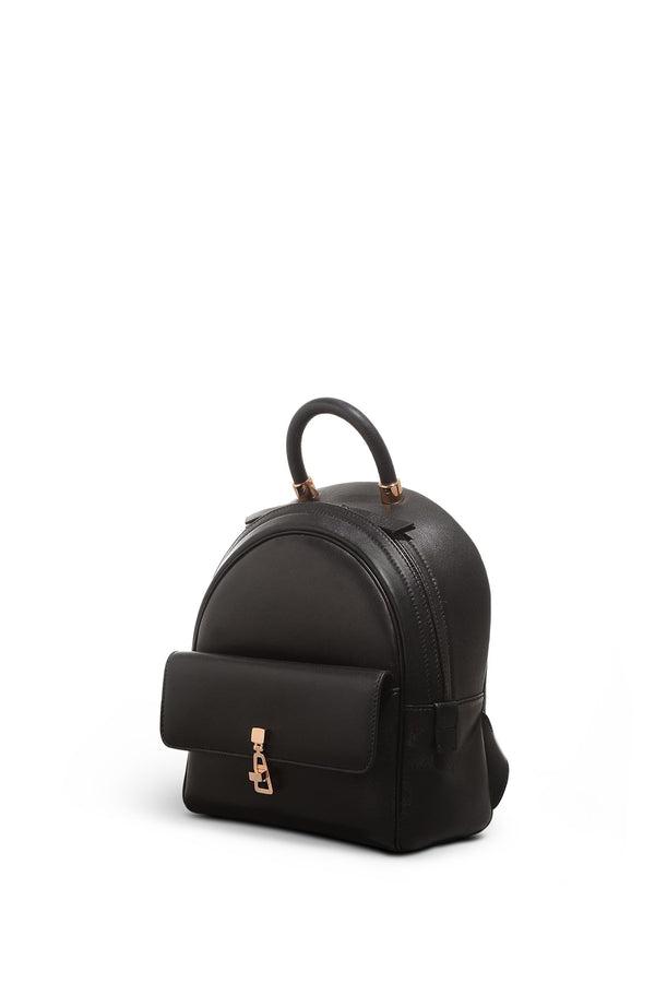 gabriela hearst Mini Billie Backpack in Black Nappa Leather
