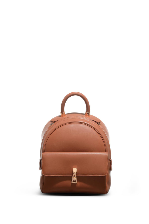 Gabriela Hearst Mini Billie Backpack In Cognac Nappa Leather