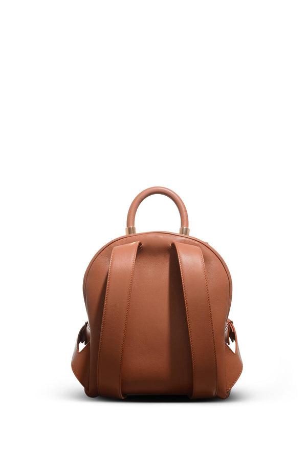 Gabriela Hearst Mini Billie Backpack In Cognac Nappa Leather