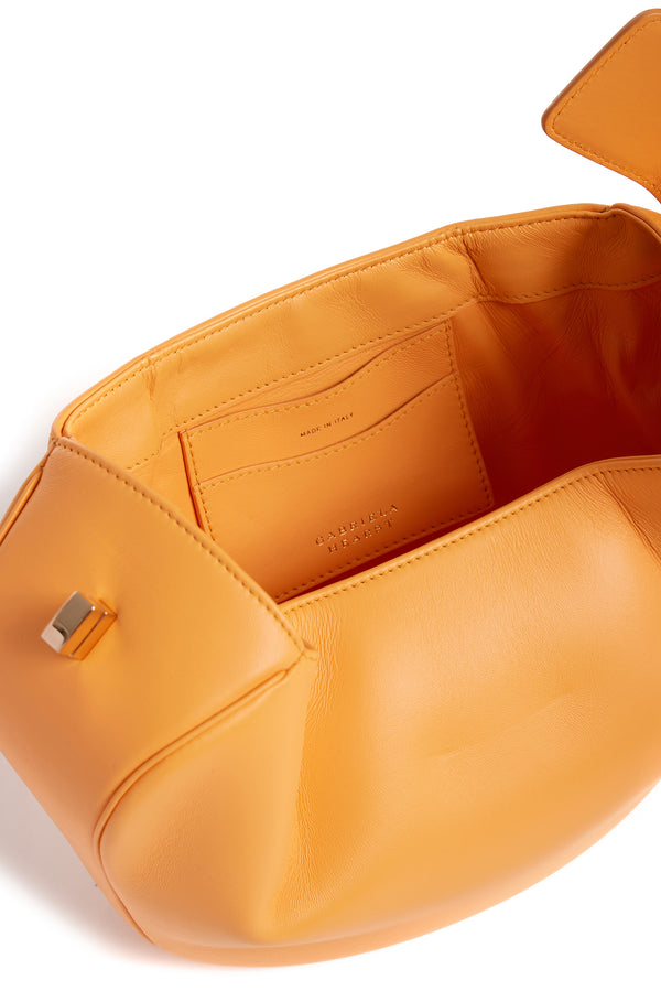 Gabriela Hearst Nina Bag In Fluorescent Orange Nappa Leather