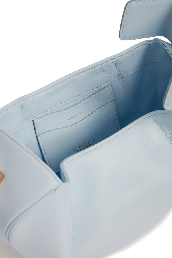 Gabriela Hearst Nina Bag In Light Blue Nappa Leather