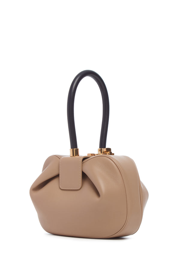 gabriela hearst Nina Bag in Nude & Navy Nappa Leather