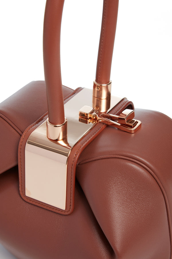 Gabriela Hearst Nina Midas Bag In Cognac Nappa Leather