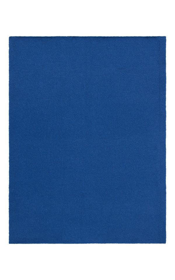 Gabriela Hearst Nyja Knit Blanket In Dark Blue Denim Cashmere