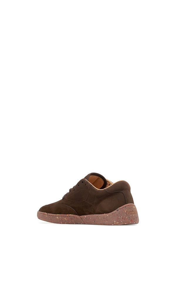 Gabriela Hearst Ohio Slip-on Sneaker In Dark Chocolate Nubuck