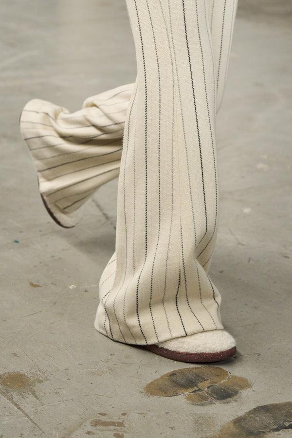 Gabriela Hearst Ohio Slip-on Sneaker In Ivory Cashmere Boucle