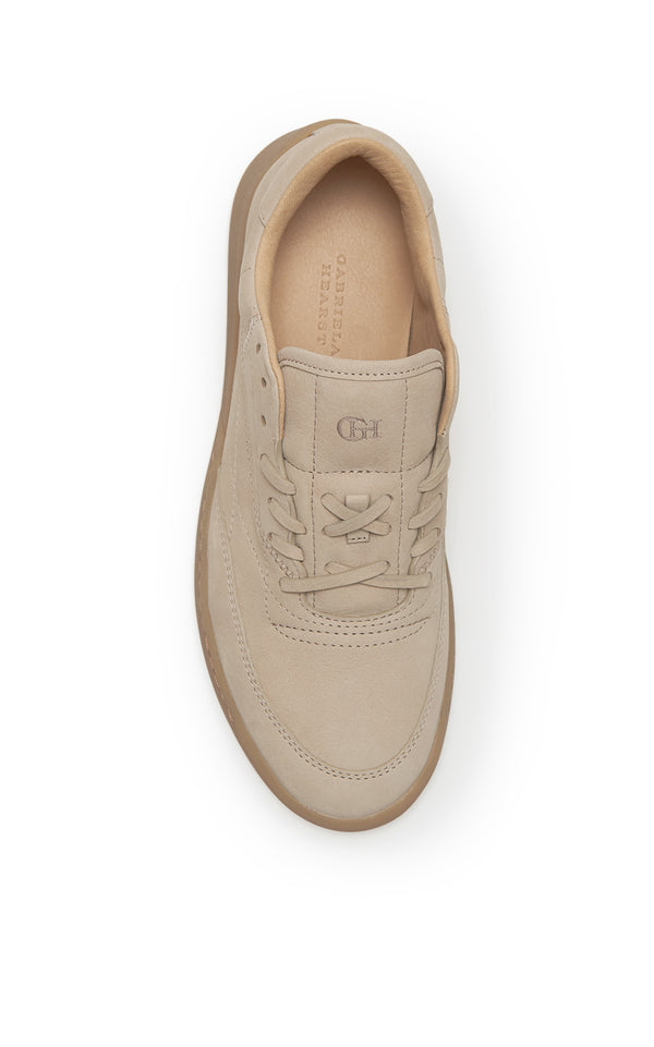 Gabriela Hearst Ohio Slip-on Sneaker In Sand Nubuck