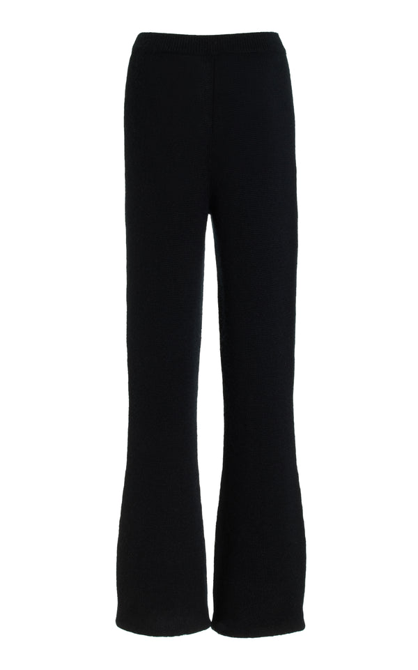 gabriela hearst Ornston Knit Pant in Black Cashmere